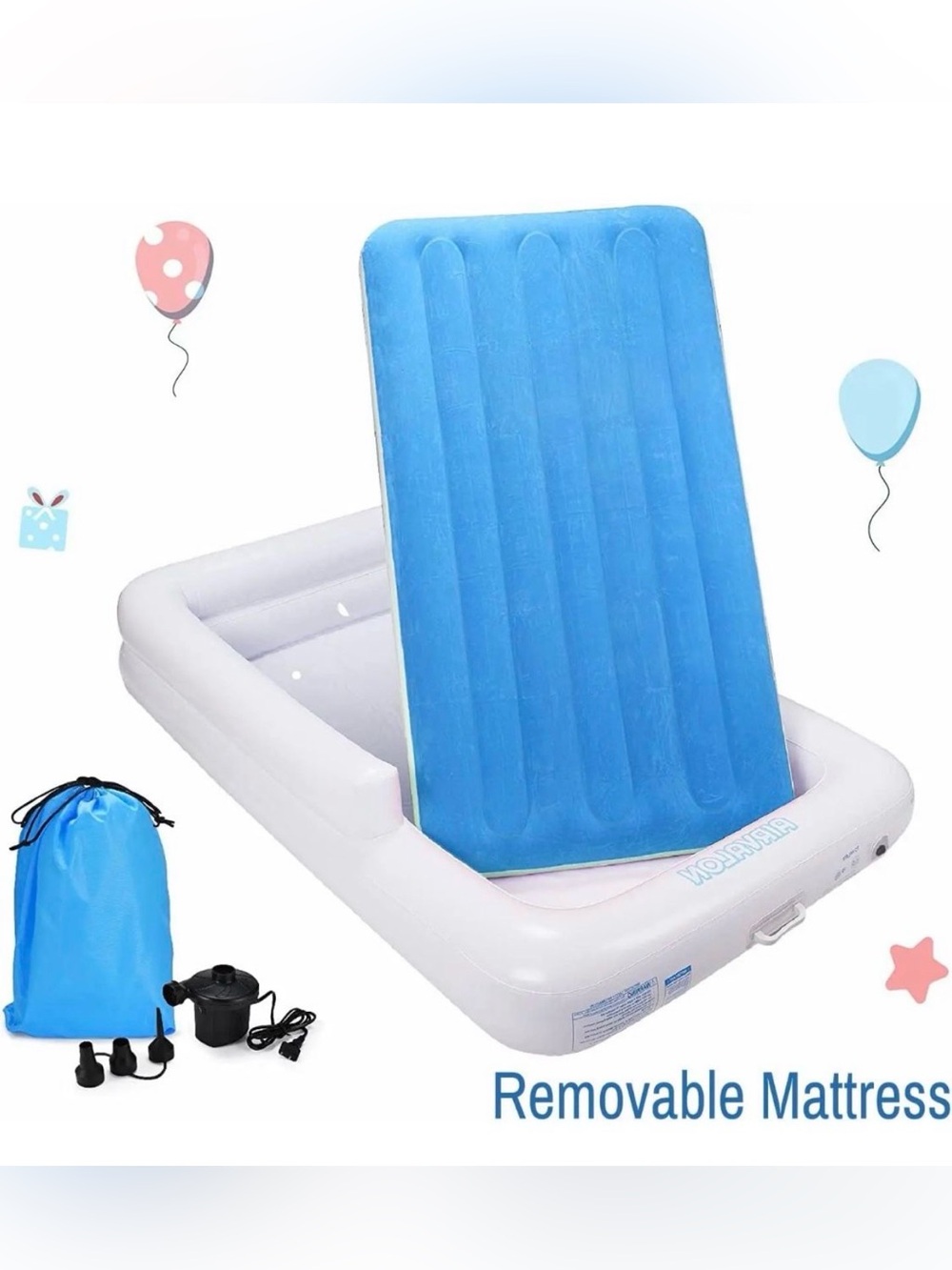 Inflatable Toddler Plastic Bed